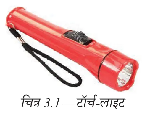 टॉर्च-लाइट और उसके प्रमुख भाग